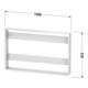 Duravit Einbauset 126,1x13,9cm, Rah. f Spanplattenschraube Good/Better-3