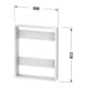 Duravit Einbauset 66,1x13,9cm, Rah. f Spanplattenschraube Good/Better-3