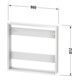Duravit Einbauset 86,1x13,9cm, Rah. f Spanplattenschraube Good/Better-3