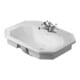 Duravit Einbauwaschtisch 1930 58x47cm, EB v ob, m HL, ÜL, HLB, weiß-1