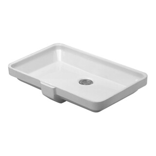 Duravit Einbauwaschtisch 2nd floor 52,5x35cm, EB v u, o. HL, HLB, m ÜL, we