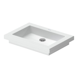 Duravit Einbauwaschtisch 2nd floor 58x41,5cm, Einb. v o, o HL, ÜL, HLB, we
