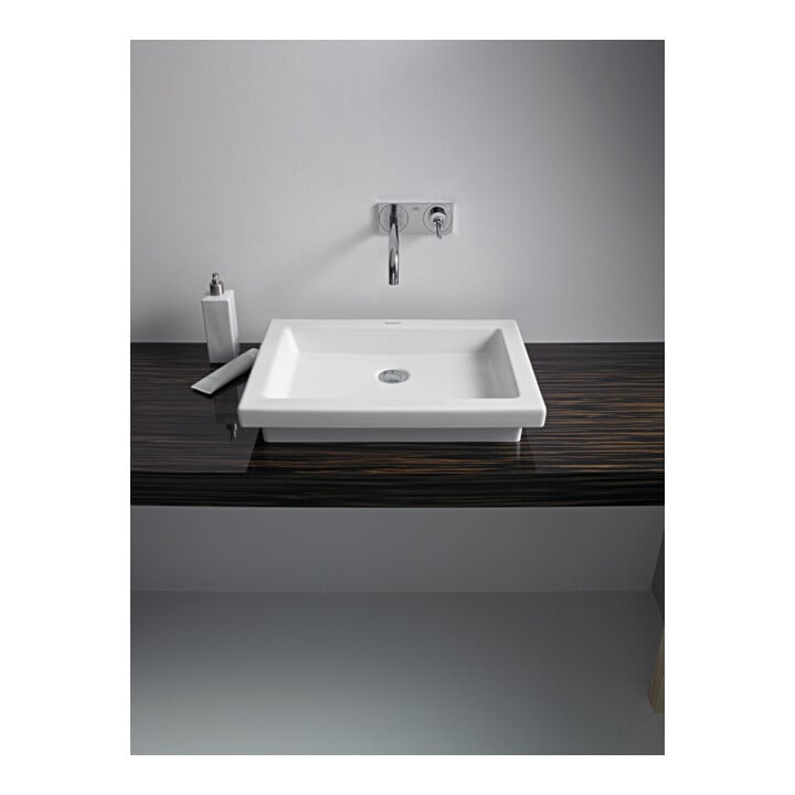 Duravit Einbauwaschtisch 2nd floor 58x41,5cm, Einb. v o, o HL, ÜL, HLB, we