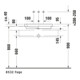 Duravit Einbauwaschtisch 2nd floor 58x41,5cm, Einb. v o, o HL, ÜL, HLB, we-5