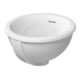 Duravit Einbauwaschtisch Architec Bali d 33,5cm, EB v ob, o. HL u HLB, m ÜL, we-1