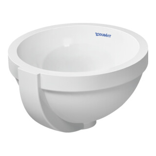 Duravit Einbauwaschtisch Architec d 27,5cm, we, EB v unt, o. HL, HLB, m ÜL