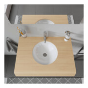 Duravit Einbauwaschtisch Architec d 27,5cm, we, EB v unt, o. HL, HLB, m ÜL-5