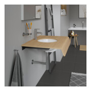 Duravit Einbauwaschtisch Architec d 32,5cm, we, EB v unt, o. HL, HLB, m ÜL-2