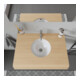 Duravit Einbauwaschtisch Architec d 32,5cm, we, EB v unt, o. HL, HLB, m ÜL
