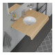 Duravit Einbauwaschtisch Architec d 32,5cm, we, EB v unt, o. HL, HLB, m ÜL