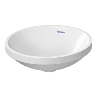 Duravit Einbauwaschtisch Architec d 37,5cm, EB v unt, o. HL, ÜL u. HLB, we