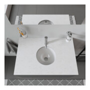 Duravit Einbauwaschtisch Architec d 37,5cm, EB v unt, o. HL, ÜL u. HLB, we-4