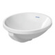 Duravit Einbauwaschtisch Architec d 40cm, EB v unt, o. HL, HLB, m ÜL, weiß-1