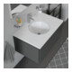Duravit Einbauwaschtisch Architec d 40cm, EB v unt, o. HL, HLB, m ÜL, weiß-5