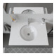 Duravit Einbauwaschtisch Architec d 40cm, EB v unt, o. HL, HLB, m ÜL, weiß
