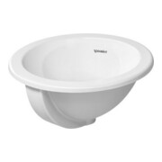 Duravit Einbauwaschtisch Architec d 40cm, we, Einb. v o, o HL u HLB, m ÜL