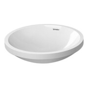 Duravit Einbauwaschtisch Architec d 42cm, Einb. v unt, o HL, ÜL u HLB, we