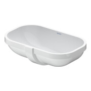 Duravit Einbauwaschtisch D-Code 49,5x29cm, EB v u, o HL, HL, m ÜL, we.
