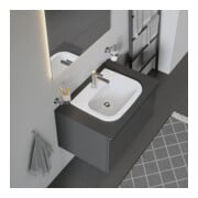 Duravit Einbauwaschtisch D-Code 54,5x43,5cm, EB v o, m HL, Ü, HL, we.-2