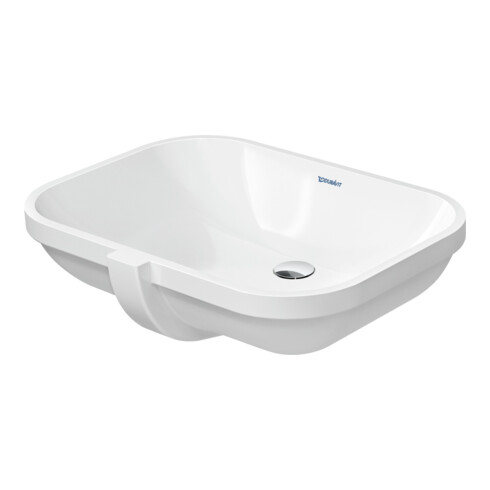 Duravit Einbauwaschtisch D-Code 55x40cm, EB v unt, o. HL, HLB, m ÜL, we