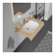 Duravit Einbauwaschtisch D-Code 55x40cm, EB v unt, o. HL, HLB, m ÜL, we