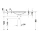 Duravit Einbauwaschtisch D-Neo 60x44cm, EB v ob, m HL, ÜL, HLB, weiß-4