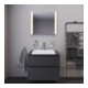 Duravit Einbauwaschtisch D-Neo 60x44cm, EB v ob, o. HL, HLB, ÜL, weiß