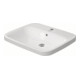 Duravit Einbauwaschtisch DuraStyle 61,5x49,5cm, EB v o, m HL, ÜL, HLB, we-1