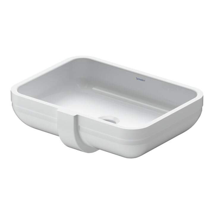 Duravit Einbauwaschtisch Happy D.2 48x34,5cm, EB v u, o. HL, HLB, m ÜL, we