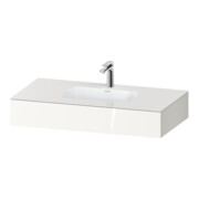 Duravit Einbauwaschtisch-Möbel-Set Qatego 100x55x17cm, w g, m K, 1 Ausschn, m ÜL