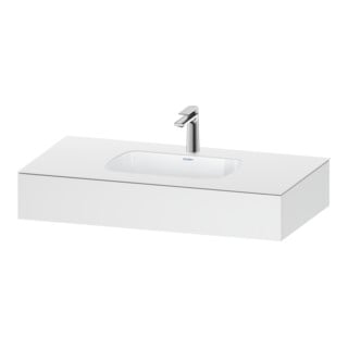 Duravit Einbauwaschtisch-Möbel-Set Qatego 100x55x17cm, w m, m K, 1 Ausschn, m ÜL