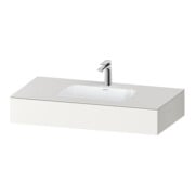 Duravit Einbauwaschtisch-Möbel-Set Qatego 100x55x17cm, w m, m K, 1 Ausschn, m ÜL
