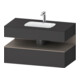 Duravit Einbauwaschtisch-Möbel-Set Qatego 100x55x60cm, ba m/Gr m, Kon-WTU, B-1