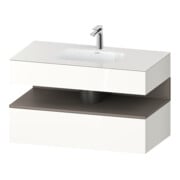Duravit Einbauwaschtisch-Möbel-Set Qatego 100x55x60cm, ba m/we g, Kon-WTU, B