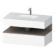 Duravit Einbauwaschtisch-Möbel-Set Qatego 100x55x60cm, ba m/we m, Kon-WTU, B-1
