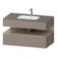 Duravit Einbauwaschtisch-Möbel-Set Qatego 100x55x60cm, E Ma/Ba m, Kon-WTU, B-1
