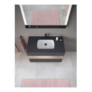 Duravit Einbauwaschtisch-Möbel-Set Qatego 100x55x60cm, E Ma/Gra m, Kon-WTU, B-4