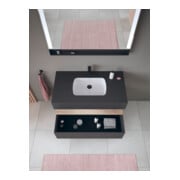 Duravit Einbauwaschtisch-Möbel-Set Qatego 100x55x60cm, E Ma/Gra m, Kon-WTU, B-5
