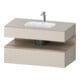 Duravit Einbauwaschtisch-Möbel-Set Qatego 100x55x60cm, E Ma/t m, Kon-WTU, Nischenb-1