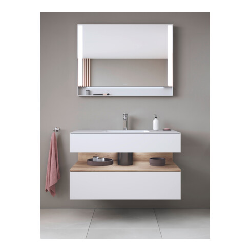 Duravit Einbauwaschtisch-Möbel-Set Qatego 100x55x60cm, E Ma/w m, Kon-WTU, Nischenb