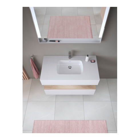 Duravit Einbauwaschtisch-Möbel-Set Qatego 100x55x60cm, E Ma/w m, Kon-WTU, Nischenb