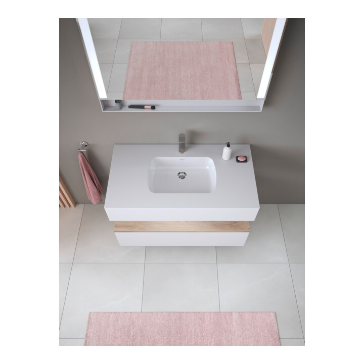 Duravit Einbauwaschtisch-Möbel-Set Qatego 100x55x60cm, E Ma/w m, Kon-WTU, Nischenb