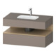 Duravit Einbauwaschtisch-Möbel-Set Qatego 100x55x60cm, E na/b m, Kon-WTU, Nischenb-1