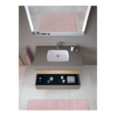 Duravit Einbauwaschtisch-Möbel-Set Qatego 100x55x60cm, E na/b m, Kon-WTU, Nischenb
