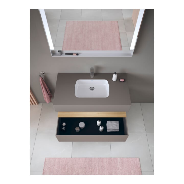 Duravit Einbauwaschtisch-Möbel-Set Qatego 100x55x60cm, E na/b m, Kon-WTU, Nischenb