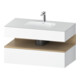 Duravit Einbauwaschtisch-Möbel-Set Qatego 100x55x60cm, E na/we m, Kon-WTU, B-1