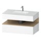 Duravit Einbauwaschtisch-Möbel-Set Qatego 100x55x60cm, E nat/weiß ma, Konsolen-Waschtischunterbau-1