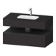 Duravit Einbauwaschtisch-Möbel-Set Qatego 100x55x60cm, gra m/Gr m, Kon-WTU, B-1