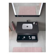Duravit Einbauwaschtisch-Möbel-Set Qatego 100x55x60cm, gra m, Kon-WTU, Nischenb-2