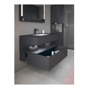 Duravit Einbauwaschtisch-Möbel-Set Qatego 100x55x60cm, gra m, Kon-WTU, Nischenb-4